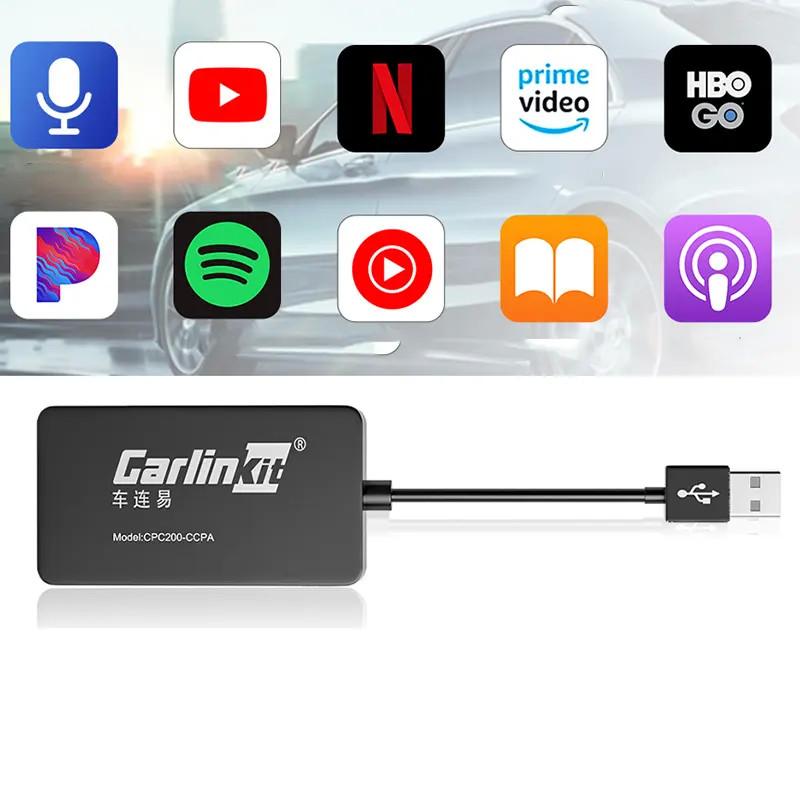 High Sensitivity CPC200-CCPA Multimedia Car Wireless CarPlay Android Auto Dongle For Android 4.4 +