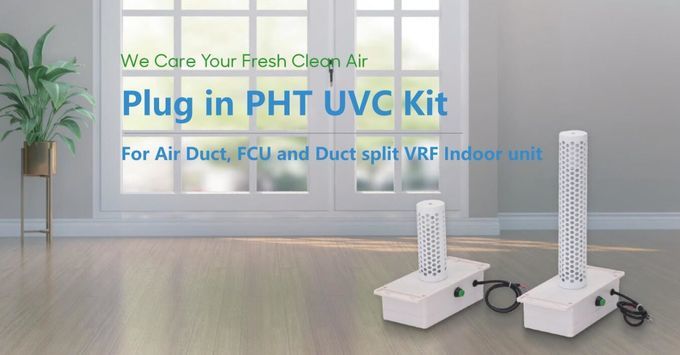 PHT UVC Kit for AHU with UV lamp 254nm, UV air disinfection and sterilization for air handling units to fight with covid