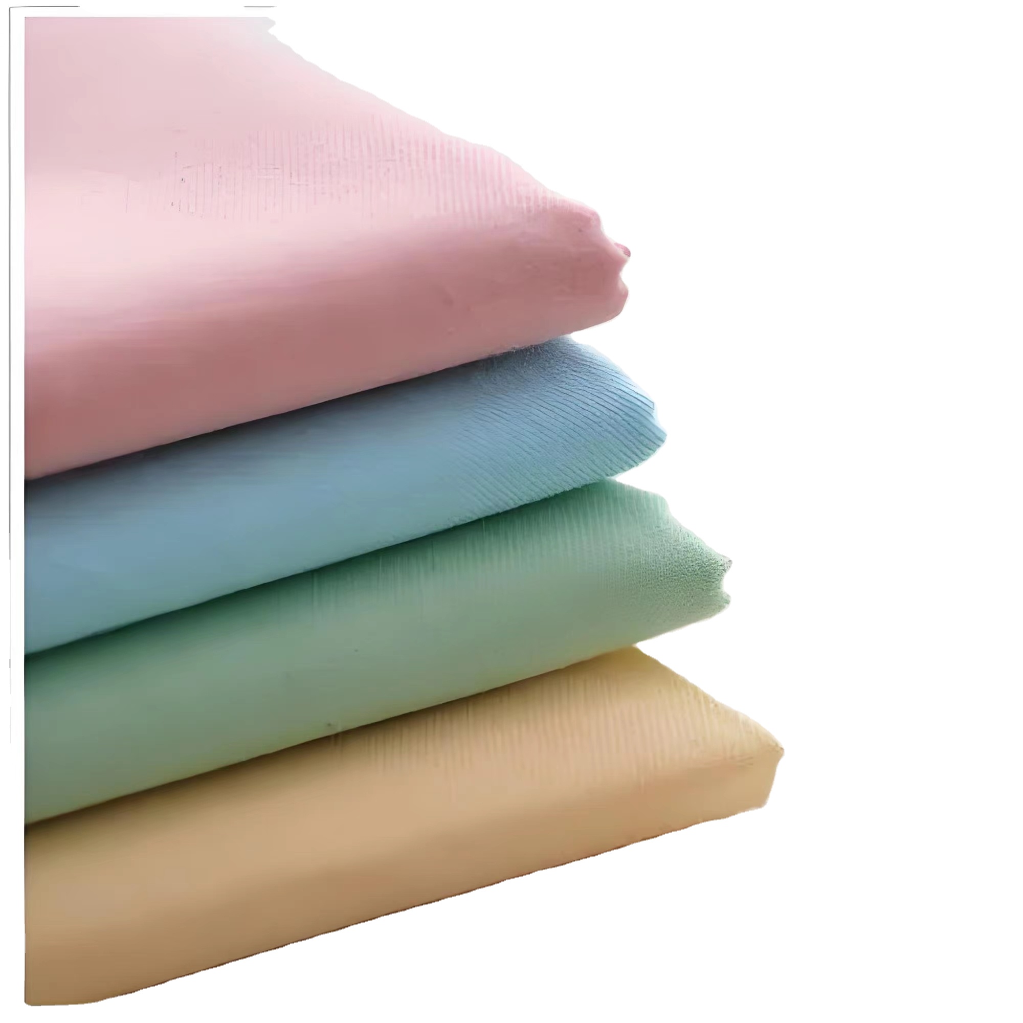 Weft Knitted Superior Spandex TC 65 35 or 100% Cotton Hospital White Nurse Doctor Uniform Fabric