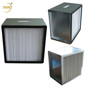 Quality 300*550*300mm H12 H13 Deep Pleat HEPA Filter For Laminar Flow Hood wholesale