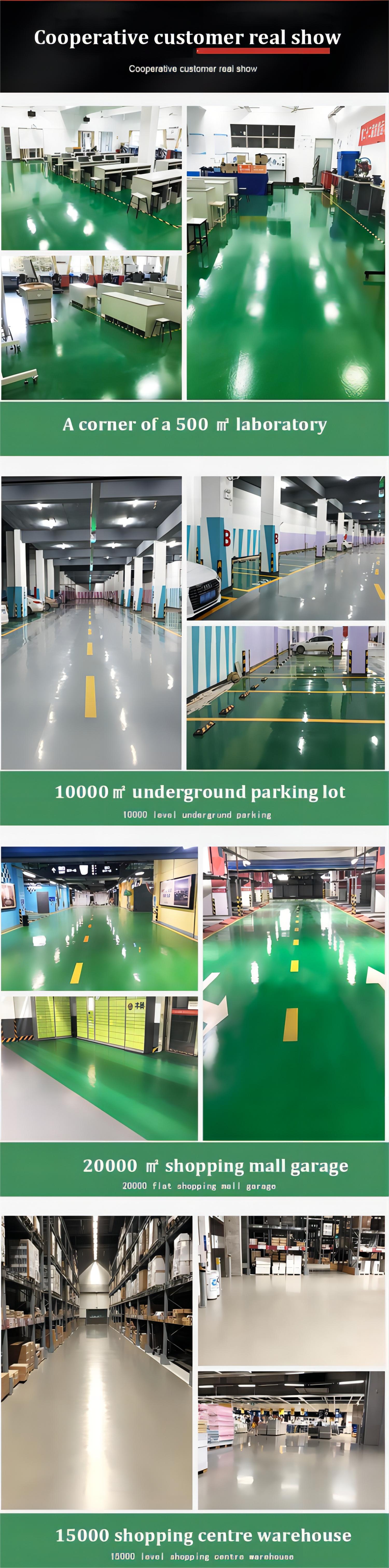 Two Components Anti Static Epoxy Resin Concrete Flooring Paint for Medical Facilities