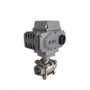 Stainless Steel 1000wog Electric Actuated Ball Valve Screw Type With Electric