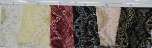 Quality Gold Metallic Lace Fabric 150cm Width / Water Soluble Lace Fabric CY-LW0798 wholesale