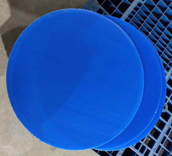 Lightweight 10mm Plastic Corrugated Sheet Blue Yellow Polypropylene Hollow Sheet