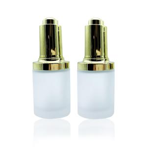 Quality Recyclable Transparent Frosted Glass Dropper Bottles 96*40mm wholesale