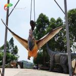 Outdoor Exhibition Life Size Animatronic Dinosaurs Pterosaur Waterproofing