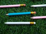 hexagon golf pencil , Hexagonal golf pencil , golf pencil , wooden pencil eraser