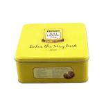 Nestle Metal Tin Square Tin Container Wholesale Tin Box Metal Containers with