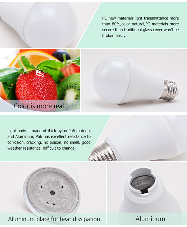 13W white high bright led e27 bulb