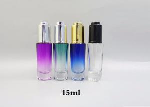 Quality custom15ml glass dropper bottle high-grade set empty colorful glass thick bottom dropper wholesale
