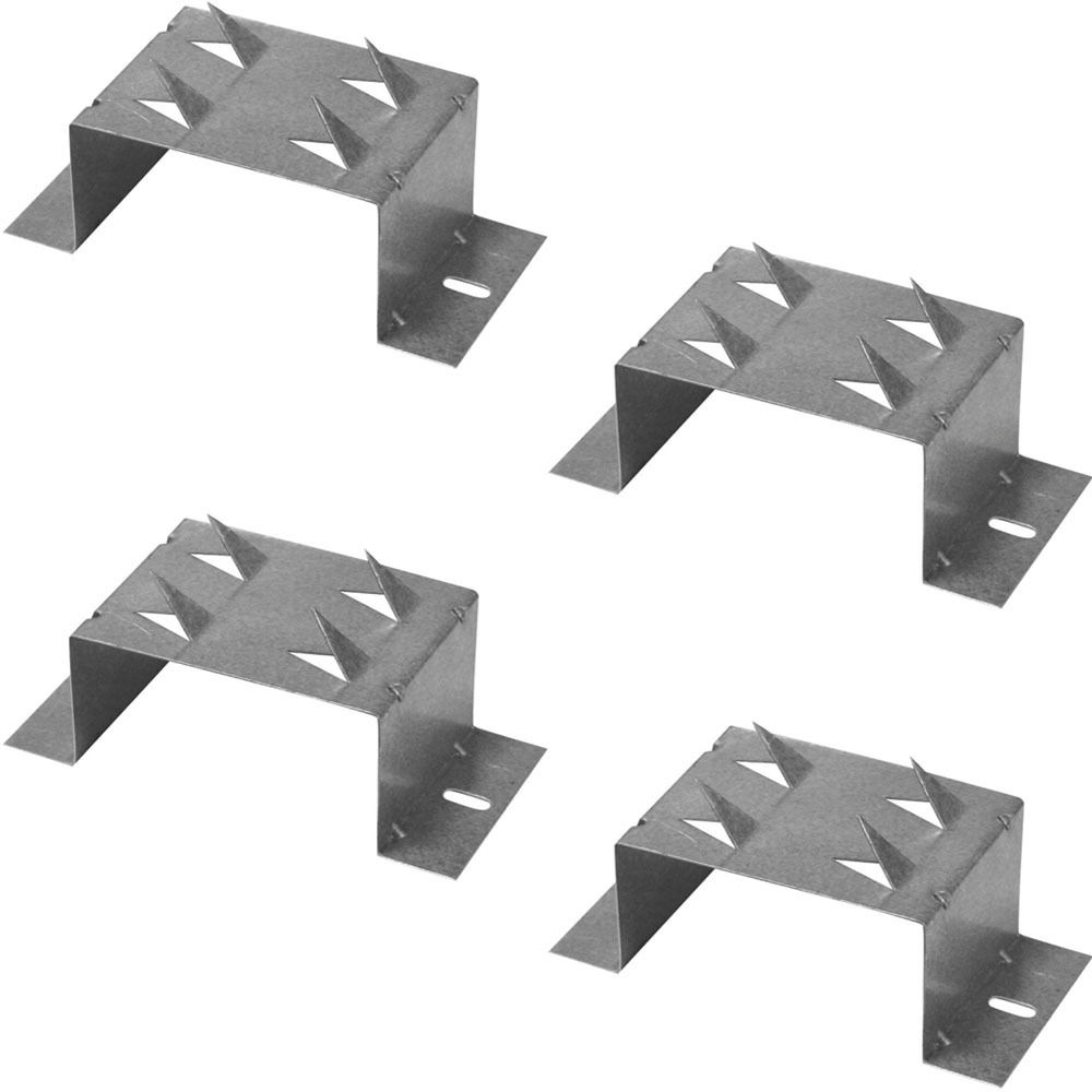 Galvanised Steel 8-pin Acoustical Insulation Impaling Clips for Sustainable Buildings