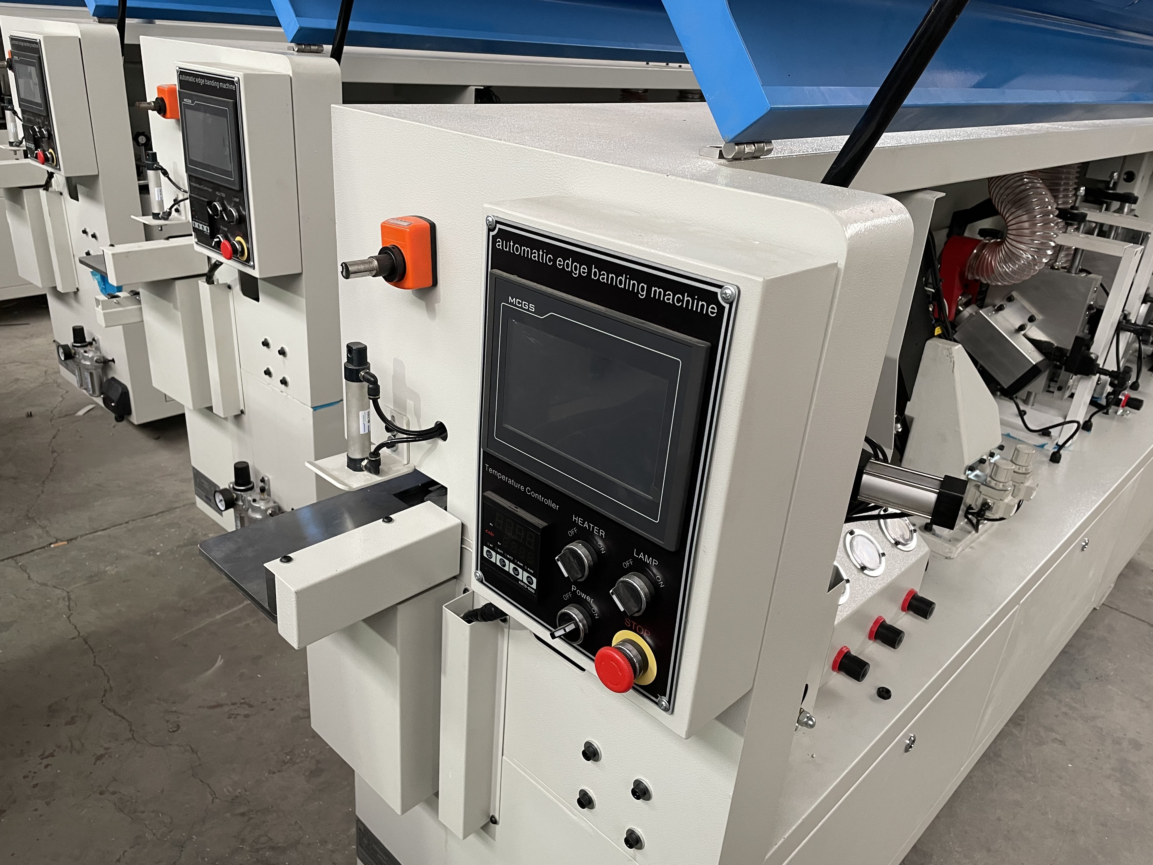 Automatic Woodworking Edge Banding Bander Machinery M4 ES-4 S400 with Gluing Function
