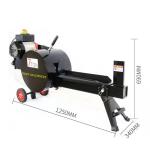 Electric Wood Log Splitter 7 Ton Horizontal Wood Splitting Machine Fast Firewood