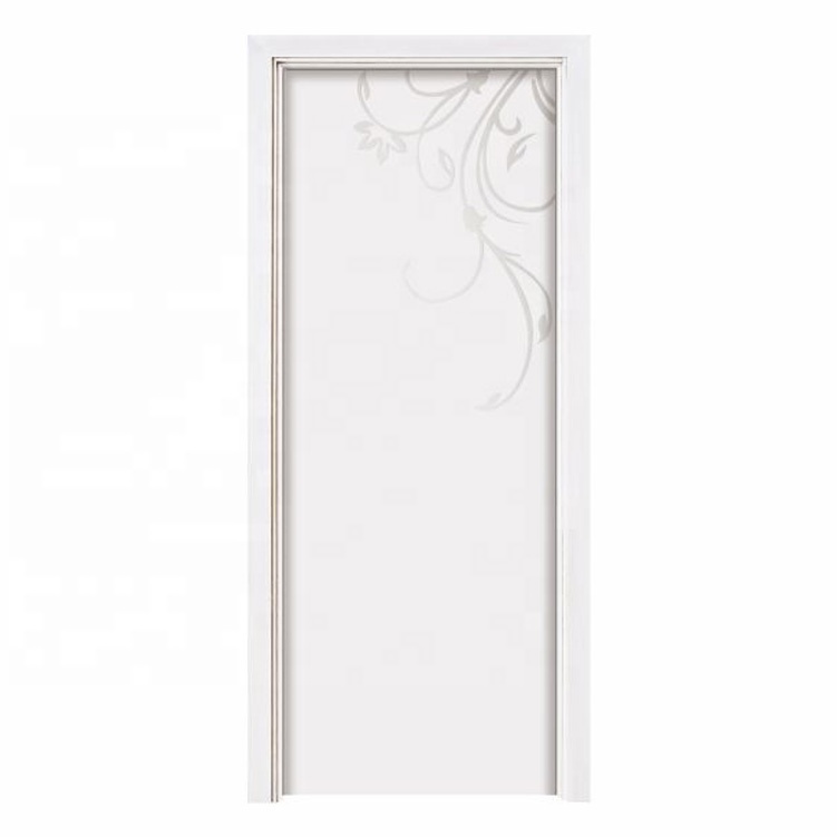 Interior room cost single composite swing wooden door white
