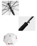 DIY Logo Promotional Sublimation Umbrella Blanks White Color Customized