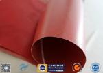 Fire Blanket 480g 0.43mm High Strength Silicone Coated Fiberglass Fabric Red