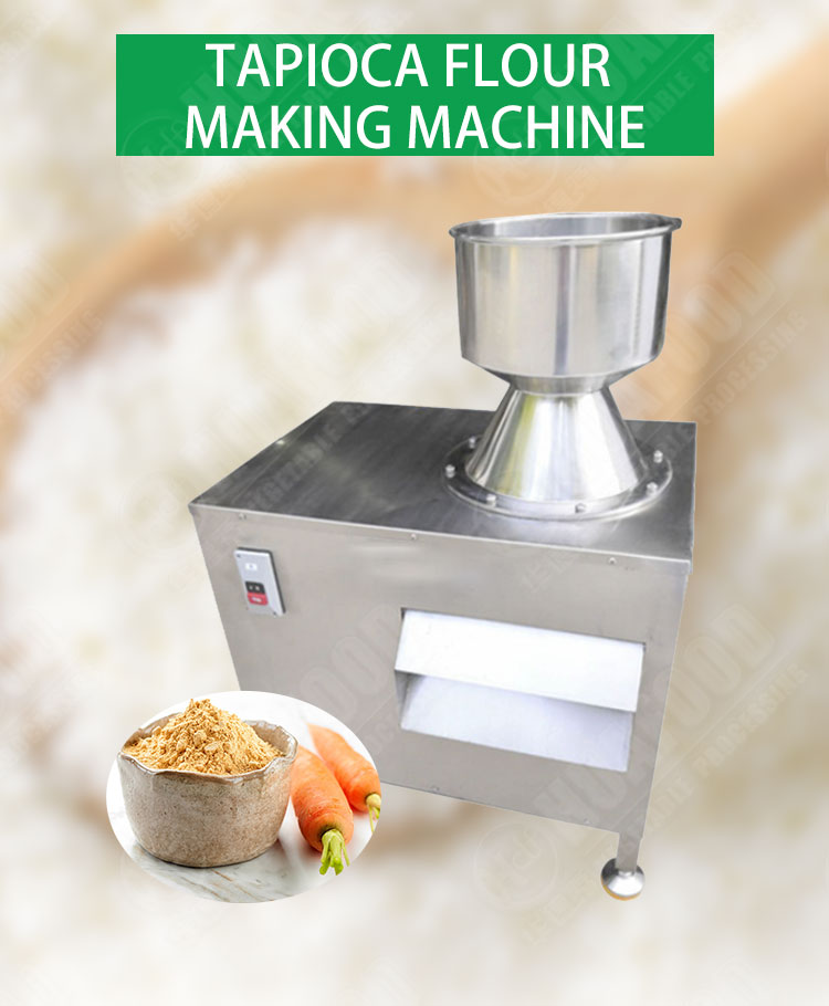 Stainless Steel Assava Flour Making Machine Multifunction 3800 R/Min