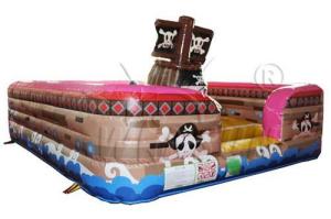 Quality PVC Material Inflatable Bounce House / Blow Up Jump House 5×6×3m EN14960 wholesale