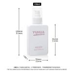 Wholesale Clear Plastic Lotion Bottle 150ml Flat Square Shampoo And Conditioner