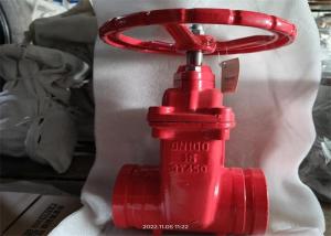 Quality Clamp Connection Fire Protection Valves Red Color Dn100mm wholesale