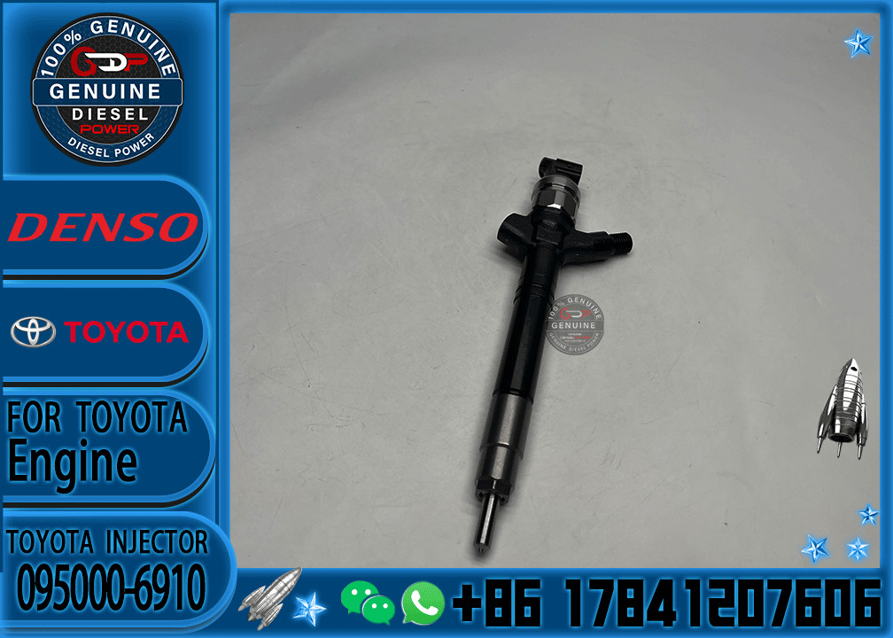 Common Rail Injector 095000-6230 095000-6910 095000-7270 For 1VD Diesel Nozzle Assembly Auto Parts
