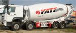 SINOTRUK HOWO 6x4 8m3 Concrete Mixer Truck With Pump Self - Loading