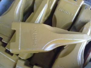 Quality TIG Brand Yellow Color Daewoo DH500 Bucket Teeth , DH500TL Tiger Teeth For Excavator Bucket wholesale
