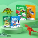 Toddlers Nice Preschool Tool Educational Puzzle Toys 3D Shoes Cardboard