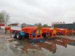 40-80 Tons Skeletal Semi Trailer 1x40ft 2x20ft