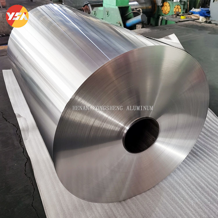 Aluminum Foil Jumbo Roll Household Food Grade 14 Microns Foil Raw Material