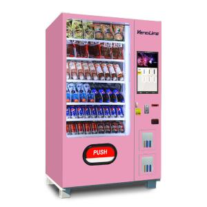 Quality combo Snack And Drink Vending Machine 21 Lockers Refrigerated wholesale