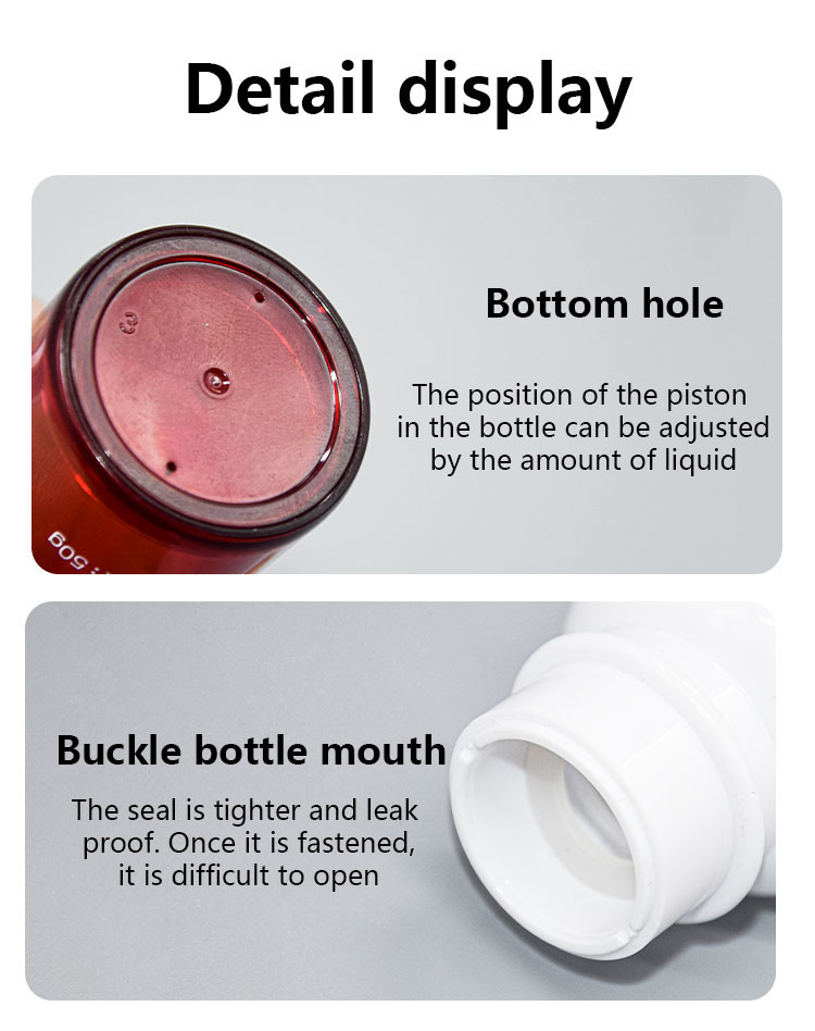 30ml/50ml Customized Color And Customized Logo Lotion/Skincare Cosmetic Packaging Airless Pump Bottles UKA15