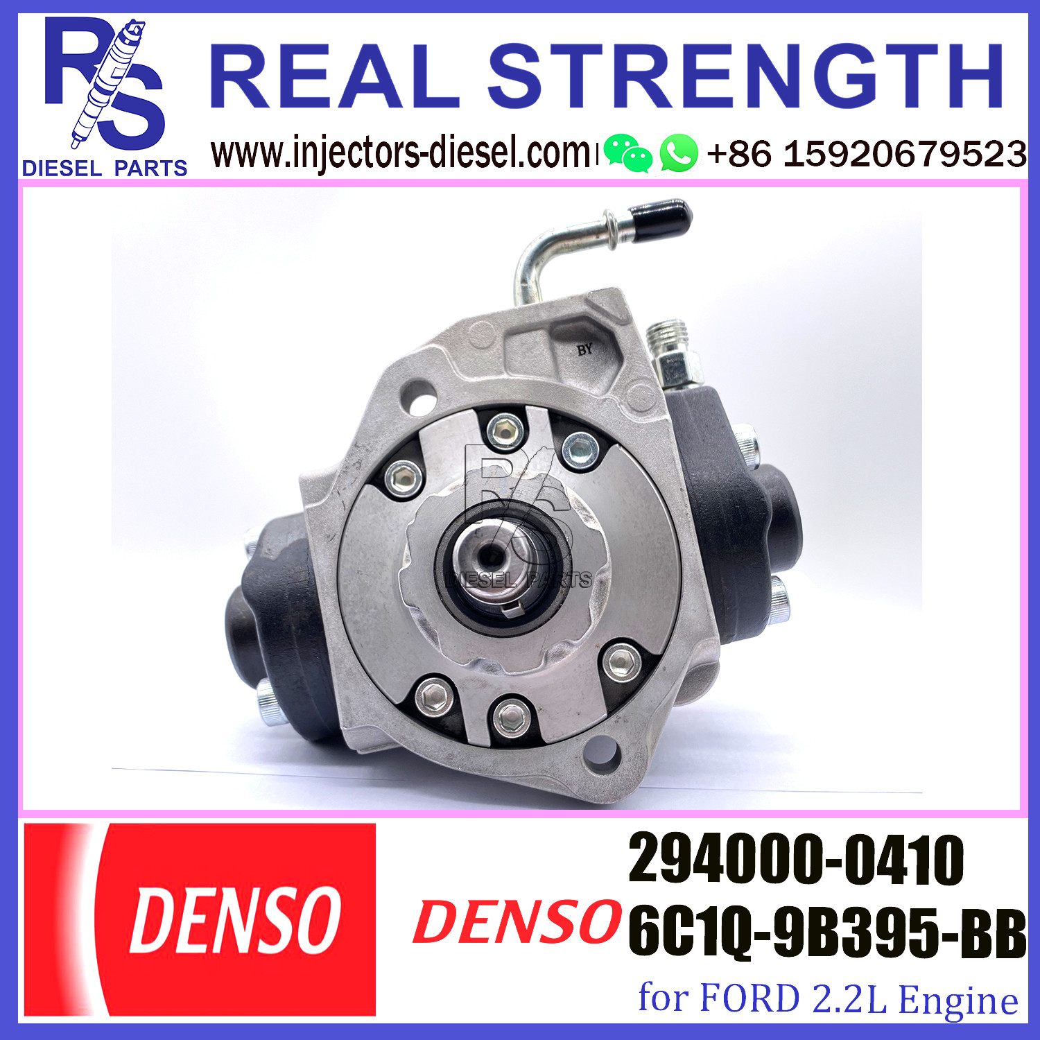 294000-0410 Common Rail Diesel Pump 6C1Q-9B395-BB For Ford Engine