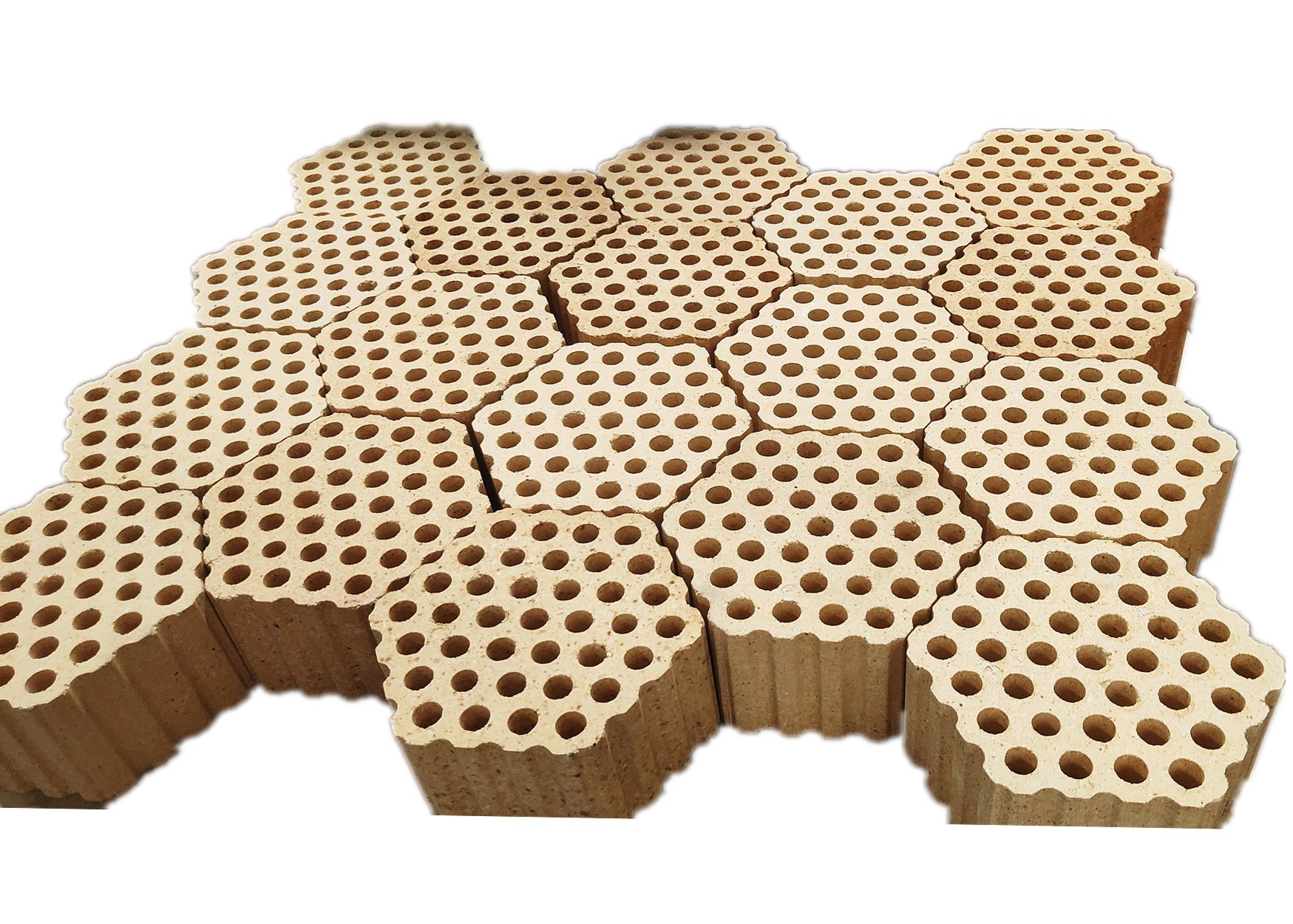 Yellow Insulating Silica Refractory Bricks Zero Expansion Heat Resistance