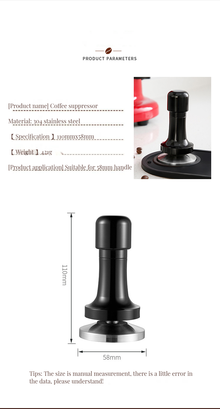 Custom Cool Usa Espresso Press Coffee Tamper with Stocked Feature and at Online Shop