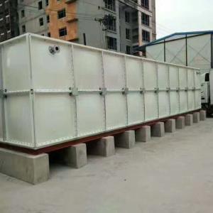 Quality SMC GRP FRP Assembled Poly Plastic Water Storage Tanks For Water Treatment wholesale