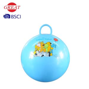 Quality Safety Kids Hopper Ball With Heat Transparent Decal Customized Logo wholesale
