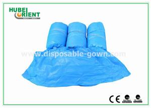 Quality Polythene Laboratory Disposable Footwear , Skid Resistant Shoe Covers wholesale
