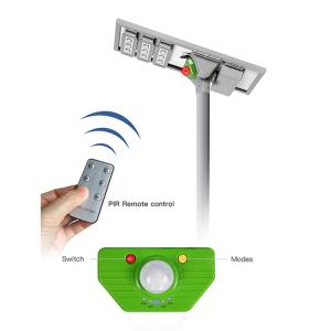 Quality Outdoor 3000 Lumen 18pcs LED Solar Powered Street Light IP65 Wateproof wholesale