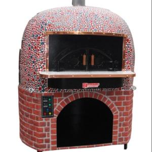 Quality Ceramic Tiles Round Italy Pizza Oven Lava Rock Wood Fire wholesale
