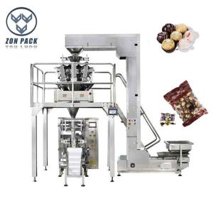 Quality Chocolate Bean Gummy Bear Pillow Bag Packing Machine 55bags/Min wholesale