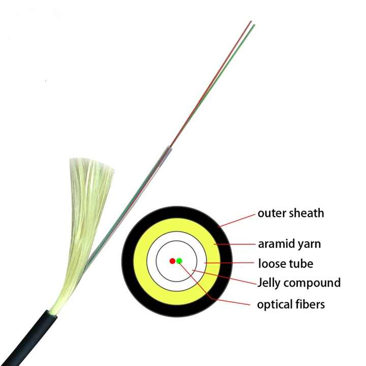 APC Free Samples 2/4/6/8/10/12/24 Cores CPR B2ca MO2 MO3 1200D G657A1 Optic Cable