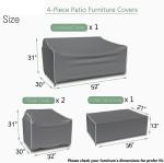 Outdoors Heavy Duty Waterproof Anti-UV Extra Large Patio Furniture/Sectional