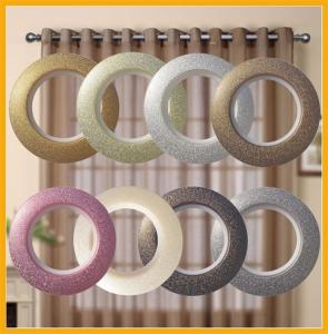 Quality Fashion Prime ABS Plastic Custom Curtain Rings Circles Rod Accessories wholesale