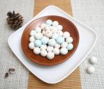 Milk Powder Chocolate Bean In Bulk For Confectionery Store / Coconut Candy Balls