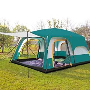 Quality 8 to 12 person Camping Tent Three Rooms Family Camping Tents Large Capacity Camping Tent(HT6100) wholesale