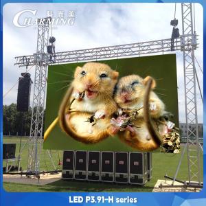 Quality P3.91 Outdoor Led Screens Wall Ground Support Stand Back Frame wholesale