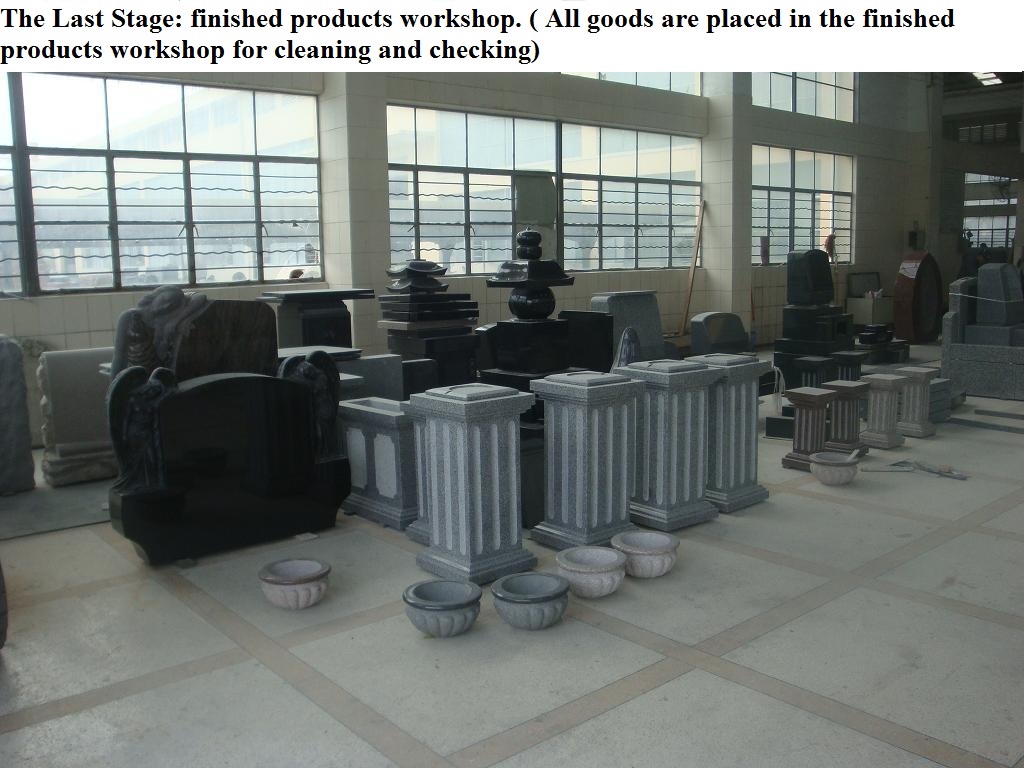 russian style upright granite tombstone factory