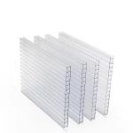 Twinwall Multiwall Transparent PC Sheet , Roofing Material Policarbonato Sheet