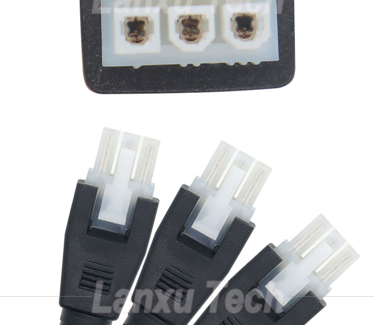 Overmolded Male to Male 6 Pin 2451350620 Molex Mini-Fit 4.2mm Pitch Connector Assembly Cable